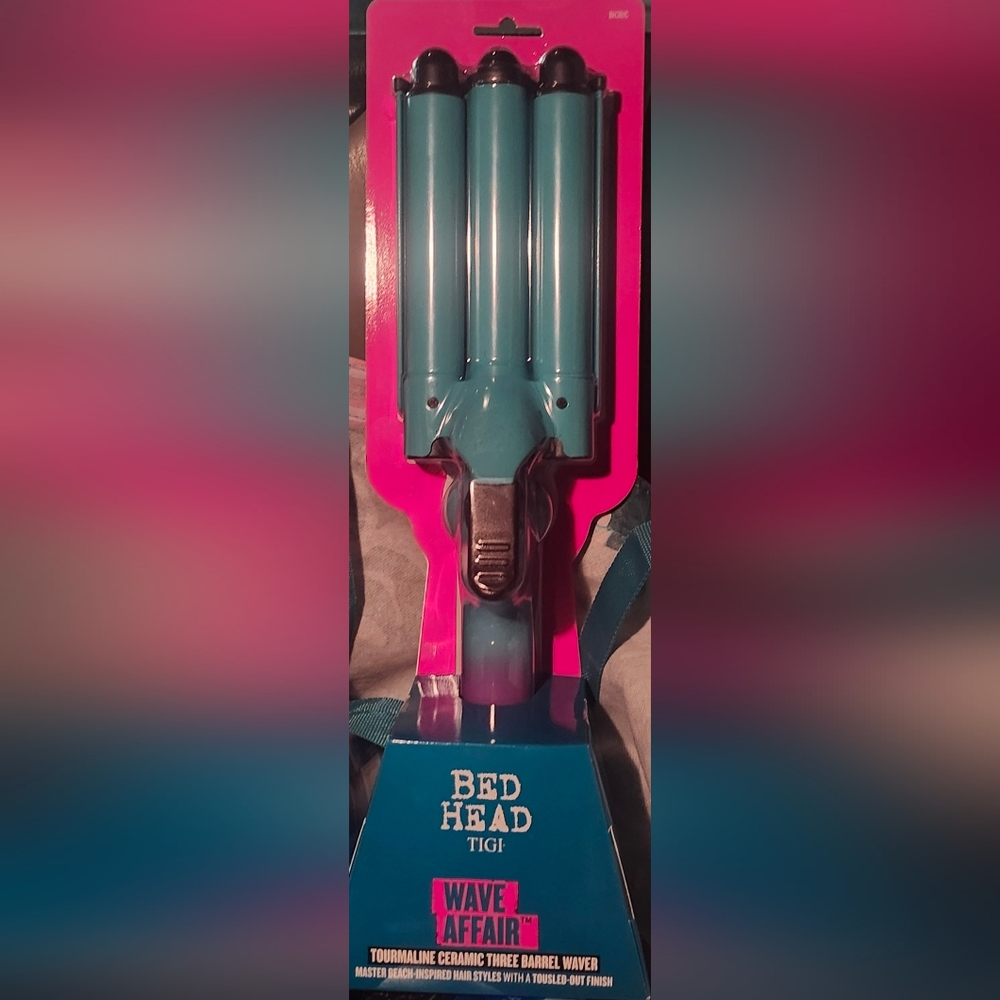 NWT! BedHead Wave Affair Tourmaline Ceramic Waver - Blue